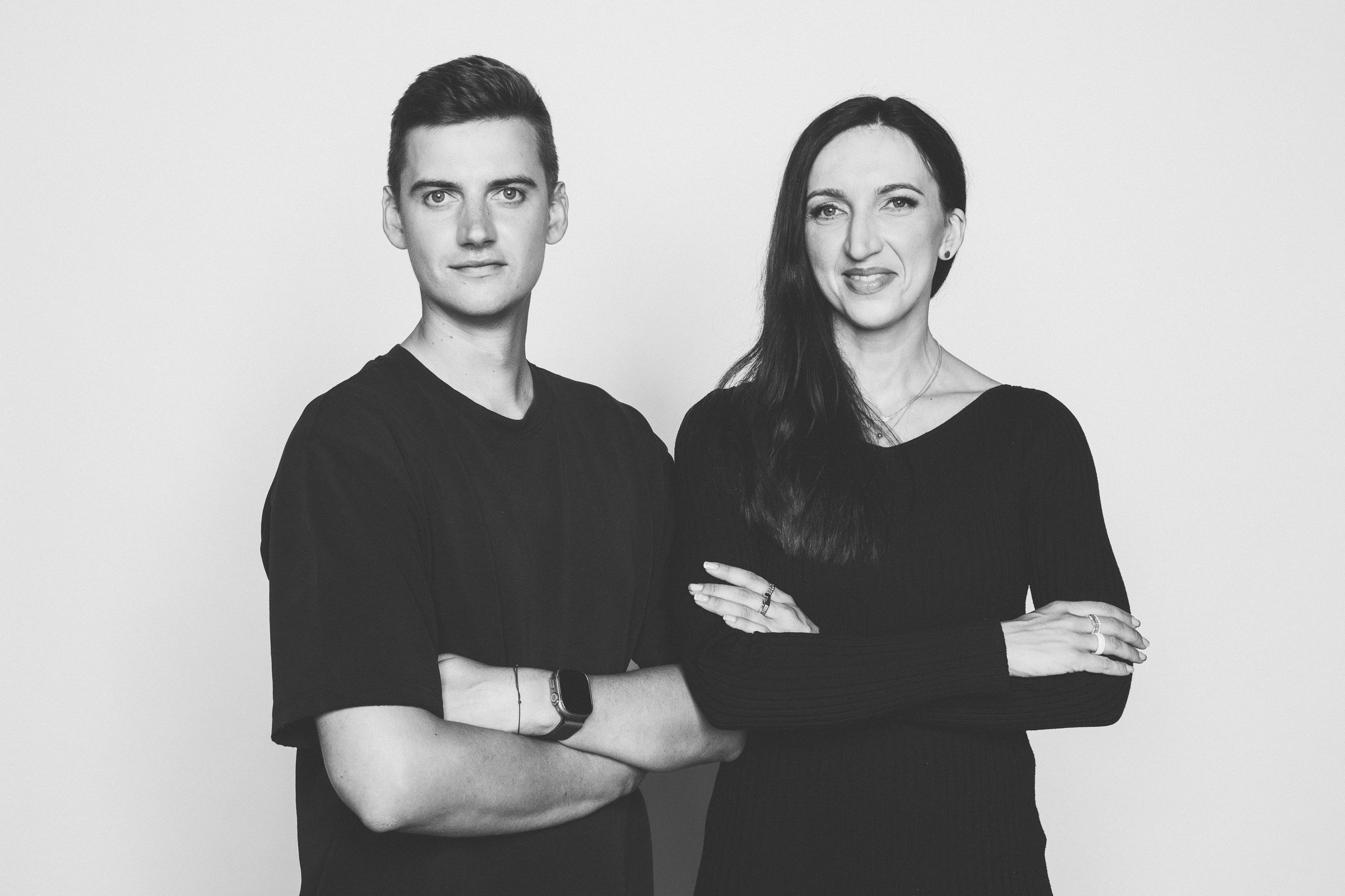 Deverium CTO Edvardas Maslauskas and CEO Erika Maslauskaite