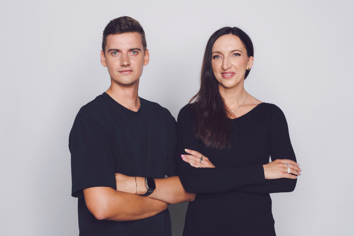 Deverium CTO Edvardas Maslauskas and CEO Erika Maslauskaite